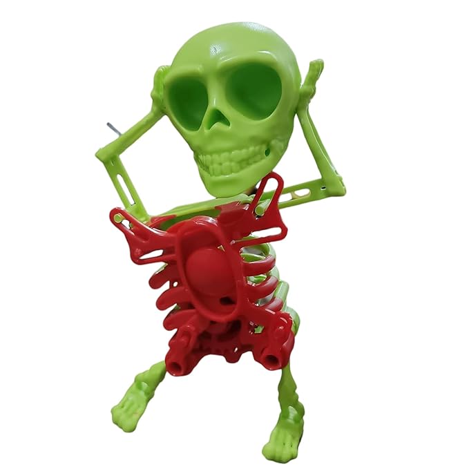 Skull Skeleton Keychain for Backpack & Bags | Cute Hanging Toy Keyring
