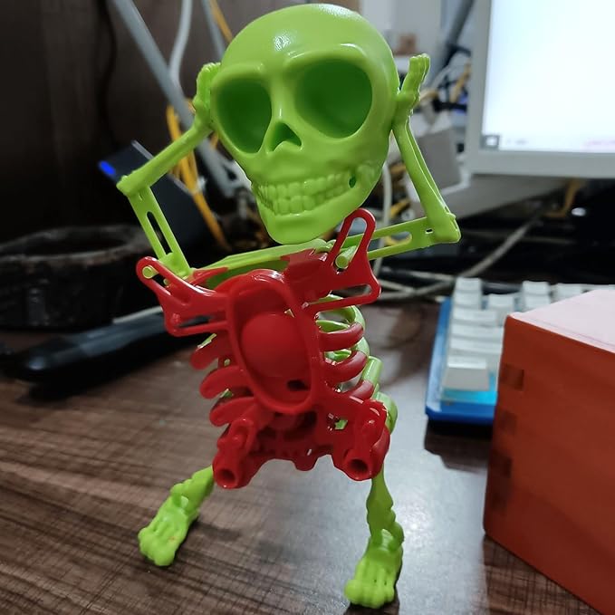Skull Skeleton Keychain for Backpack & Bags | Cute Hanging Toy Keyring