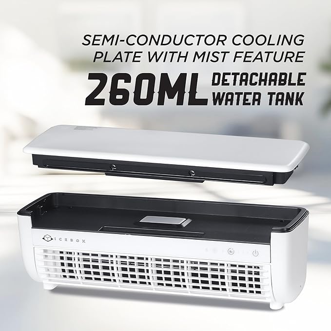 IceBox Portable Air Cooler – Fan & Mist with Remote Control