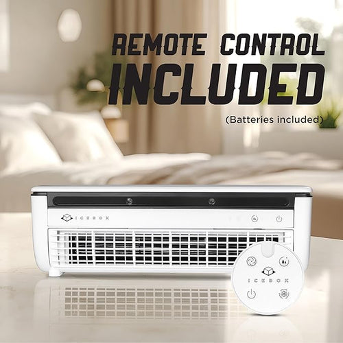 IceBox Portable Air Cooler – Fan & Mist with Remote Control