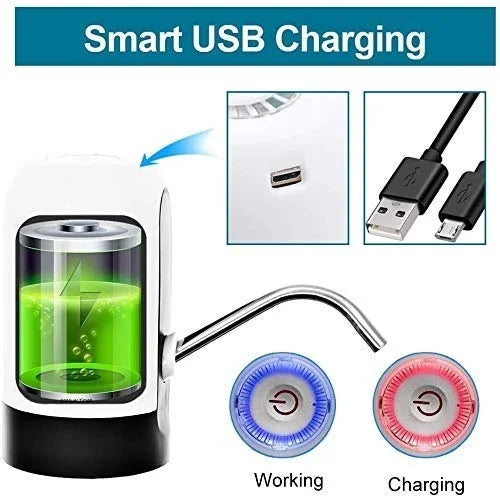 Automatic Portable Mini Rechargeable Water Dispenser – Universal Water Bottle Pump