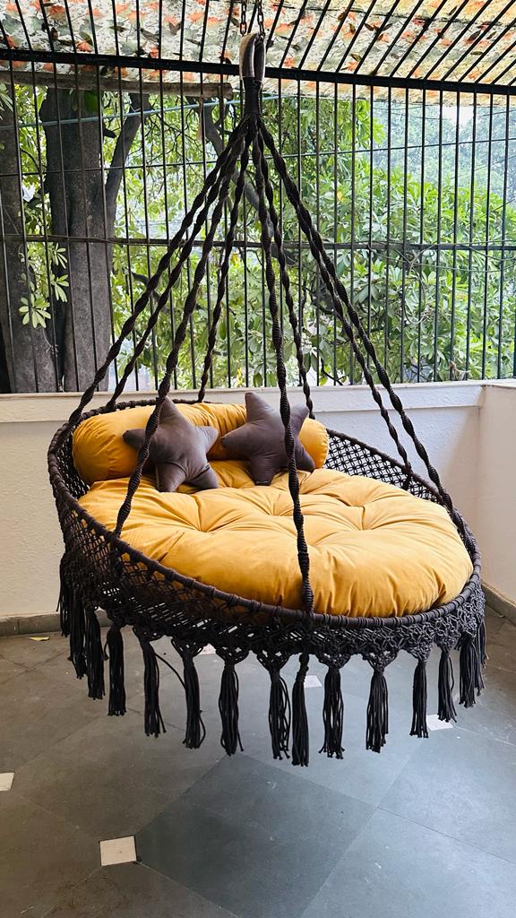 Hanging Sun Beam Porch Swing medium for indoor and outdoor