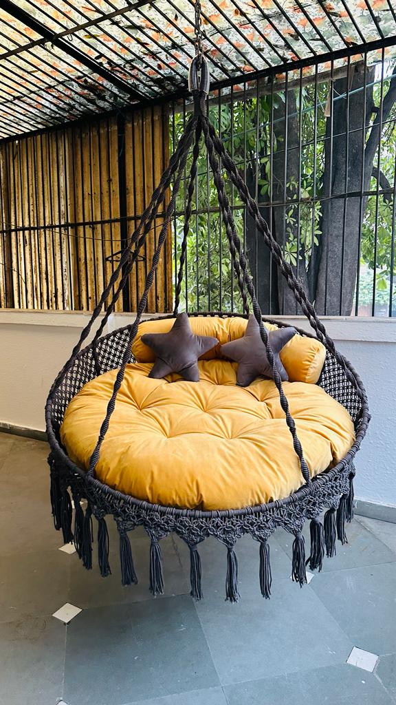 Hanging Sun Beam Porch Swing medium for indoor and outdoor