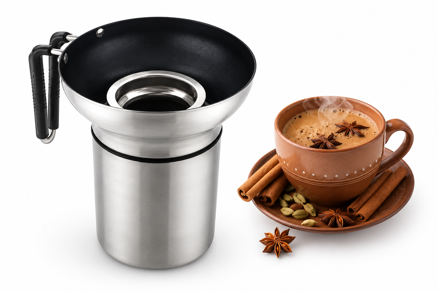 Testy Tea Maker =| Portable Mini Chai Machine for Home,