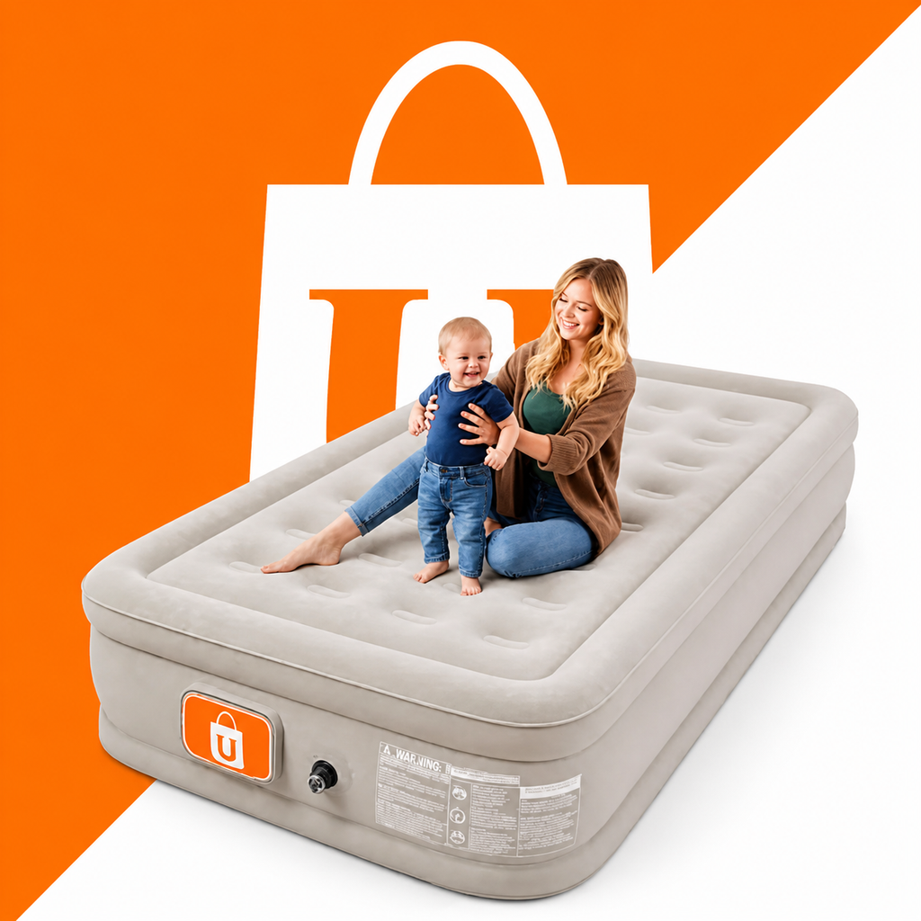 Air Mattress Bed with Inflatable Pillow YO786